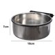 thumbnail image 2 of Jaula del cuenco del agua del perro, tipo cuenco del agua del cajón, cuenco colgante del animal doméstico del acero inoxidable, cuenco del agua del cajón, 2 of 5
