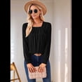 thumbnail image 2 of Túnica de Larga para Mujer, Color Negro, Talla XL, 2 of 9