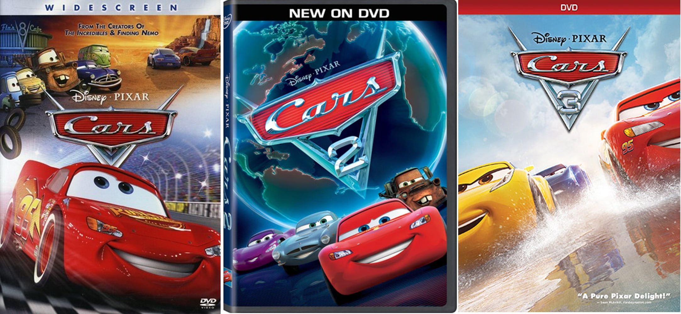 カーズ　1、2、3セット カーズ1 カーズ2 カーズ3 DVD セット