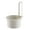 White, variant on Sink Strainer Basket, Automatic Dumping Sink Strainer Basket, One -Touch Push-Type Sink Drain Basket Hanging Bag Faucet Hanging Filter Basket Kitchen Supplies Sink Punch-Free Hanging Basket