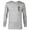 Athletic Heather, variant on Princess Raya Small Pose - Long Sleeve T-Shirt for Men - Customized-White