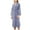 Blue, variant on RQYYD Waffle Knit Robes for Women, Womens lightweight Kimono Robes Short Bathrobe Soft Hotel Spa Robe