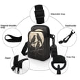 thumbnail image 5 of HELLHERO Crow Pattern Crossbody Sling Bag, Polyester Women Adjustable Shoulder Strap for Men, Women, 5 of 7