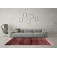 thumbnail image 3 of Ahgly Company Machine Washable Indoor Rectangle Abstract Red Modern Area Rugs, 2' x 4', 3 of 4