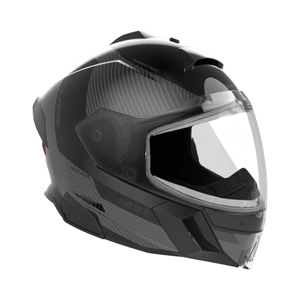 Polaris Delta V Commader Carbon Fiber Full Face Helmet Black 283315812