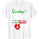 thumbnail image 1 of Good Bye 2024 Hello 2025 Happy New Year Christmas Nurse Life - Camiseta de enfermería, 1 of 2