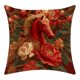 thumbnail image 2 of Funda de cojín corta multicolor y de peluche, elegante funda decorativa de almohada con estampado digital de caballo, suave acento en el hogar para el salón y dormitorio, 45x45 cm, 2 of 6