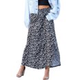 thumbnail image 4 of Doublju Women's Smocked Waist Band Maxi Skirt, 4 of 4