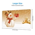 thumbnail image 3 of Kdxio Christmas Snowman Gift Print Large Gaming Mouse Pad,Non-Slip Base,Water Resist Keyboard Pad for Gamer,Office & Home,29.5 x 15.8 in, 3 of 9