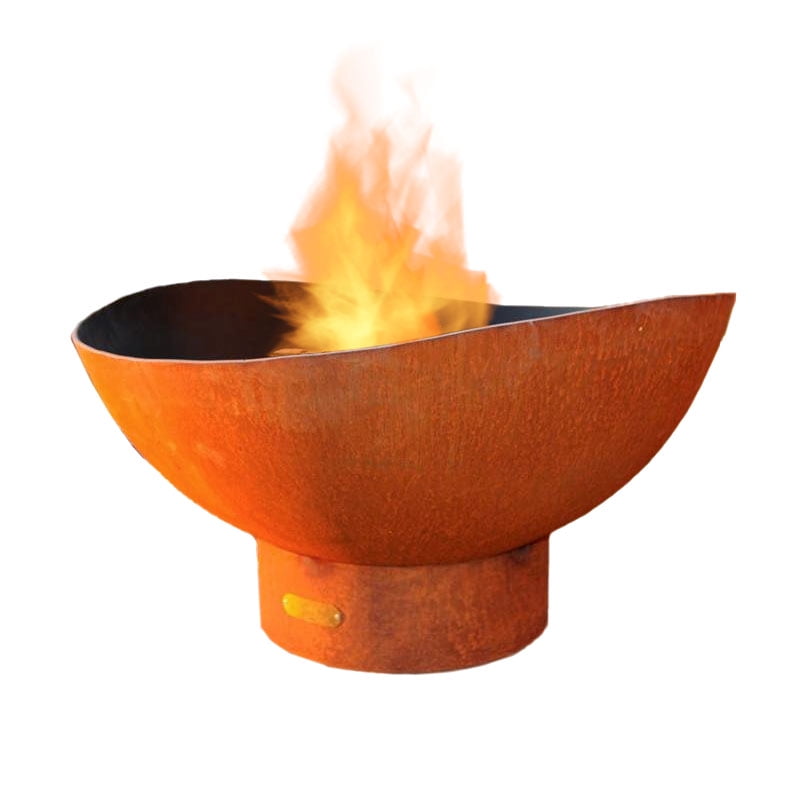 Fire Pit Art Scallops Wood Fire Pit Walmart Com
