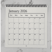 2026 Blank Calendar ( Lot of 3 ) 7" x 7" Printed on HEAVY CARDSTOCK