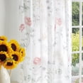 thumbnail image 5 of Martha Stewart Martha's Garden Print 95" Poletop Curtain, Multi, (Set of Two), Adult, 5 of 6