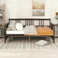thumbnail image 2 of Aukfa Daybed, Full Size Solid Wood Bed Frame for Kids Bedroom - Espresso, 2 of 8