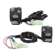 thumbnail image 2 of Motorcycle Horn Switch, 22mm Motorcycle Handlebar Switch Control Button Water Proof Universal for Turn Signal Light, 2 of 7