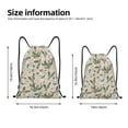 thumbnail image 5 of Yiaed Halloween Cactus Print Drawstring Bags Drawstring Backpack Bulk String Back Pack Gym Sport Bag-Small, 5 of 5
