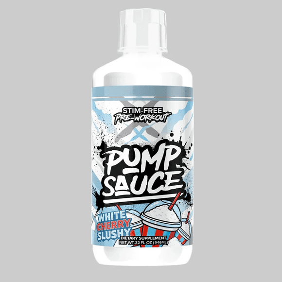 PUMP SAUCE STIM-FREE PRE WORKOUT 32SERV WHITE CHERRY SLUSHY