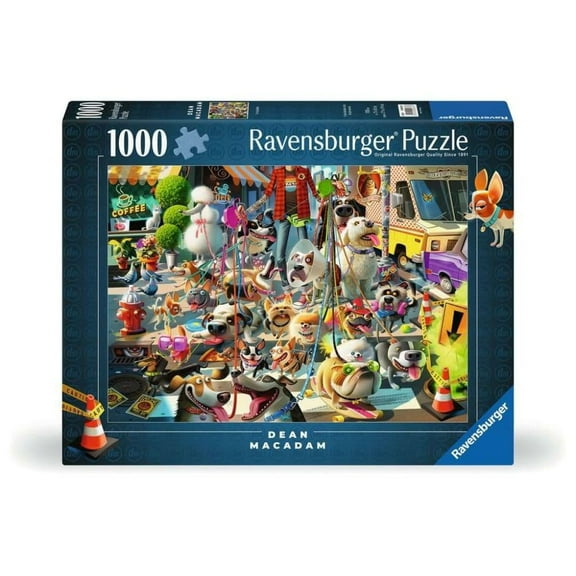 Ravensburger, Dog Walker 1000 Piece Puzzle
