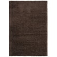 thumbnail image 2 of SAFAVIEH August Carlene Solid Plush Shag Area Rug, Brown, 10' x 14' - X-Large - Modern Design, Brown, Non-Shedding & Easy Cleaning, Ultra Plush Thick Pile, Ideal for Living Room, Bedroom, 2 of 10