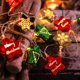 thumbnail image 4 of Luces de Navidad luces de vestir led coloridos colgantes de árboles de Navidad chapado estrellas luces decorativas de vacaciones JAMW Sencillez, 4 of 5