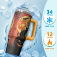 thumbnail image 4 of Halloween Gothic Witch 30 Oz Tumbler with Handle and Straw, Spooky Stainless Steel Insulated Cup Gift, 4 of 5