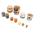 thumbnail image 5 of Muñecos anidados para perros, muñecos rusos decorativos hechos a mano de madera, juguete para niños, regalo de deseos de cumpleaños y Navidad, 6 uds., 5 of 5