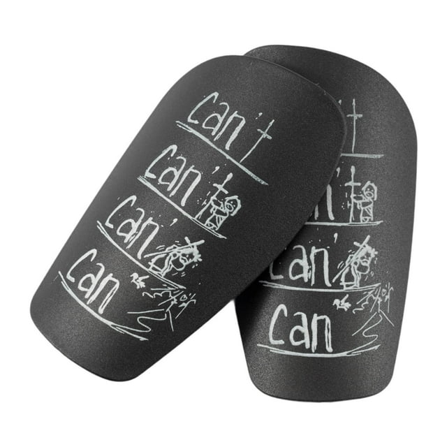 Mini fútbol Shin Guards Guardias de fútbol Ligero de los guardias de fútbol Xs negro