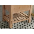 thumbnail image 3 of Ari Kitchen & Bath Marina Farmhouse 20" Solid Wood Bathroom Vanity in Driftwood, 3 of 5
