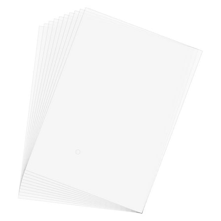 Uxcell 100 Pcs POF Heat Shrink Wrap Bags, 10 x 7 Inch Transparent Heat Seal Bags Film