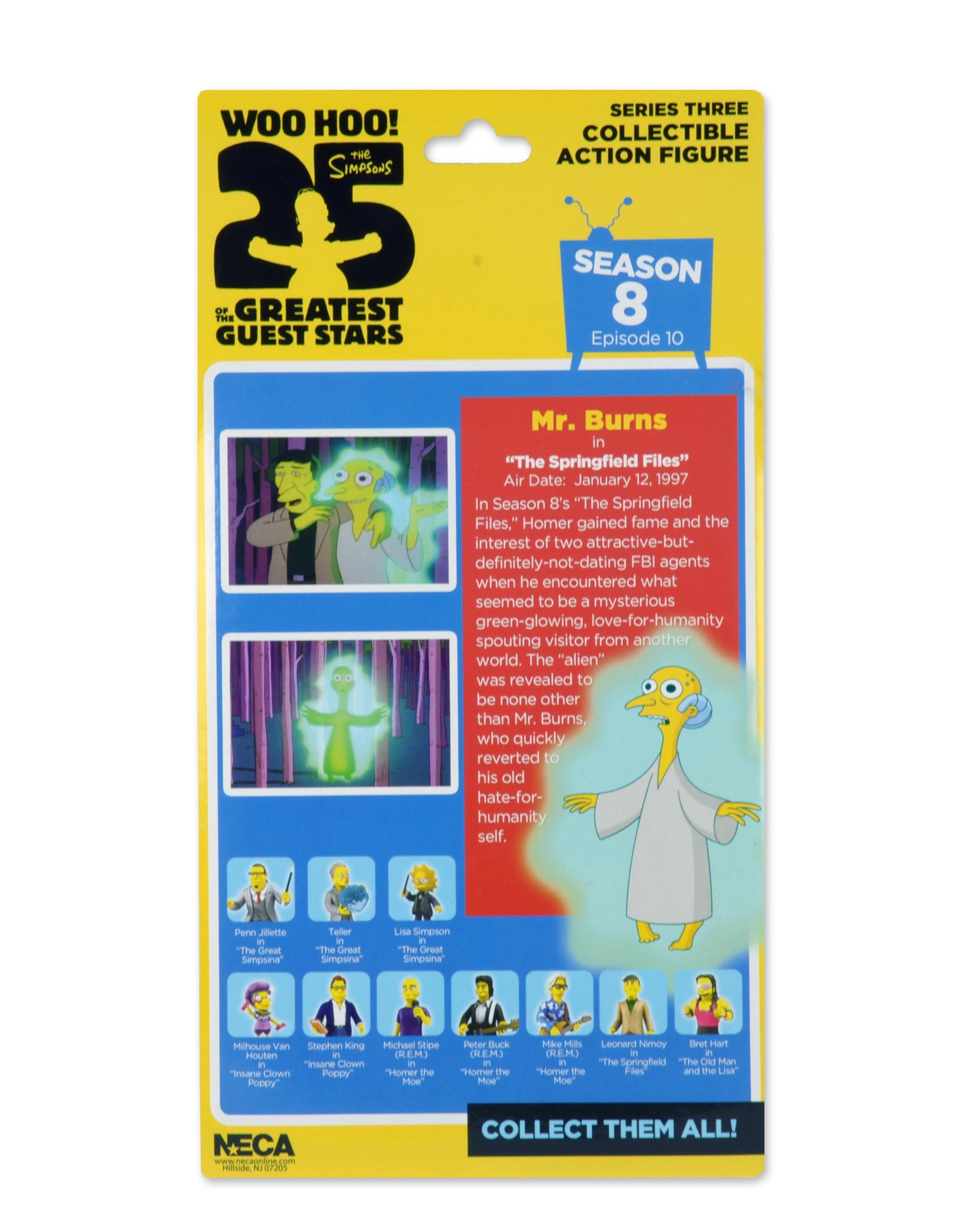 NECA - Simpsons 25th Anniversary - Series 3 - Mr. Burns (Glowing