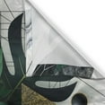 thumbnail image 2 of Ambesonne Monstera Kitchen Curtains, Boho Abstract Nature Art, 55"x45", Emerald Dark Grey Dimgray, 2 of 3