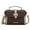 Coffee, variant on MKF Collection Willa Vegan Leather Women's Color-Block Shoulder Bag, Elegant Satchel Crossbody Purse Handbag by Mia K - Black