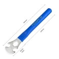 thumbnail image 3 of Pedal Spanner Bike Pedal Wrench Pedal Spanner 15mm Repair Tool with Skidding Long Handle, 3 of 9
