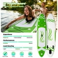 thumbnail image 3 of Naipo Paddle Board 10ft Inflatable Paddle Board 6in Thick Non-Slip Deck Stand Up SUP with Paddle Accessories for Adults Youth Family Fishing, 3 of 11