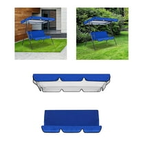 Patio Swing Canopy Replacement, 3 Seater Garden Swing Seat Canopy Cover for Indoor Outdoor Canopy