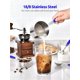 thumbnail image 3 of Measuring Cups and Spoons Set: U-Taste 18/8 Stainless Steel 10 Pieces Metal Stacking Kitchen Baking Cooking Food Measure Set 5 Cups 5 Spoons, 3 of 4