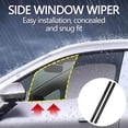 thumbnail image 3 of Raspador de lluvia para ventana lateral de coche con escobilla limpiaparabrisas para eliminar la niebla de agua, 2 unidades, 3 of 5