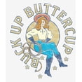 thumbnail image 5 of Buck Up Buttercup Adult White Long Sleeve Hoodie-Small, 5 of 6