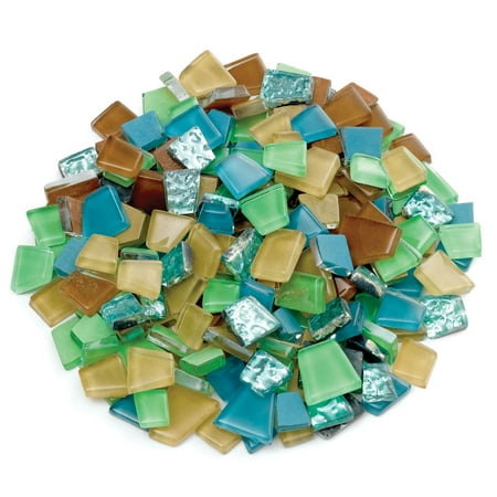 Safari Assortment - Crafter's Cut Pre-Cut Mosaic Assortment - Safari Color Family, 16 oz