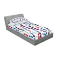 thumbnail image 2 of Ambesonne Kitten Fitted Sheet & Pillow Sham Set, Cats Flowers Colors, Twinxl, Multicolor, 2 of 2