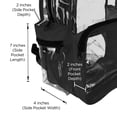 thumbnail image 6 of DALIX Small Clear Backpack Transparent PVC Security School Bag, 6 of 6