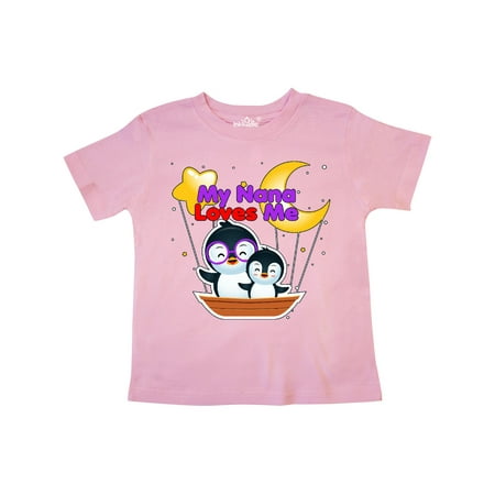 

Inktastic My Nana Loves Me Penguin Gift Toddler Boy or Toddler Girl T-Shirt