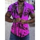 thumbnail image 3 of Camisas hawaianas para hombre con estampado gráfico de árbol hawaiano, cuello vuelto, mar, estampado 3D, ropa de calle de manga corta con botones, palmeras, playa, 3 of 4