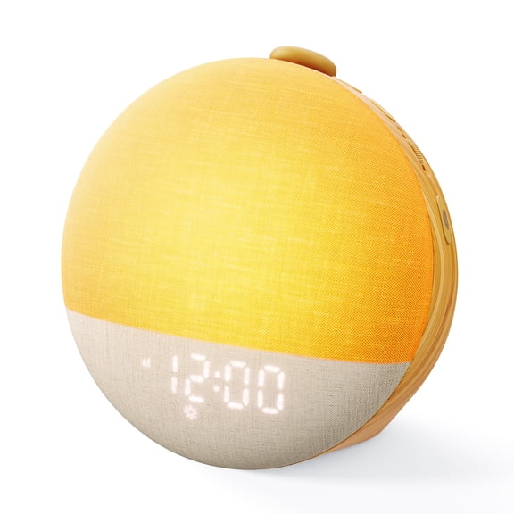 Dreamegg Sunrise Alarm Clock, White Noise Sound Machine, 29 Sleep Sounds,Wake Up Light Alarm Clock for Adults,Kids Bedrooms, Wooden