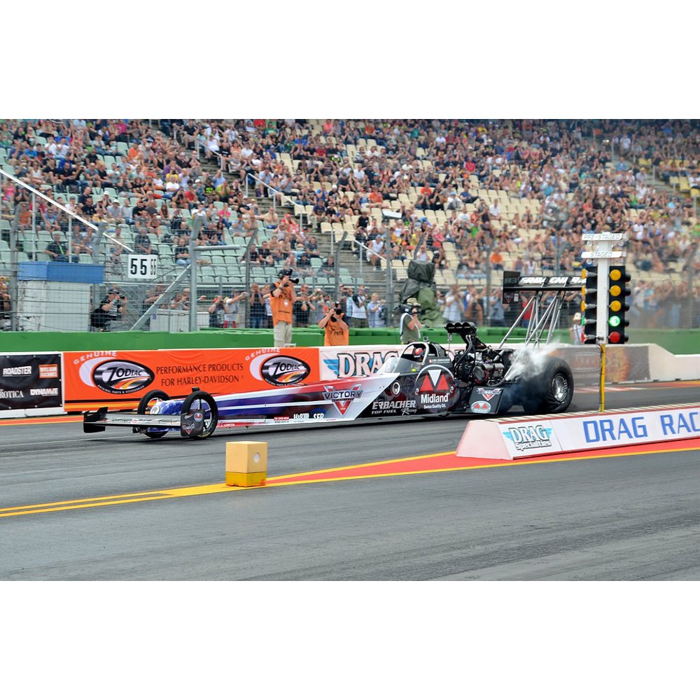 Burn Burnout Drag Motorsport Top Fuel Dragster12 Inch BY 18 Inch