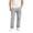 Gray, variant on Mens Pants Solid Color Elastic Waist Lightweight Cargo Pants Casual Travel Trousers with Multi Pockets