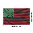 thumbnail image 3 of Cultural Design African American Heritage Historical Symbolism Flag Banner for Cultural Events Educational Displays Community Gatherings, 3 of 8
