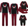 thumbnail image 1 of New Year's Costumes 2023 Women Men Boys Girls Infants Pets Matching Outfits Cute Soft 2 Pieces Suit Sleepwear Xmas Family Look, 1 of 4