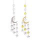 thumbnail image 1 of Tmvgtek Adornos De Campanillas De Viento De Cristal, Colgante De Luna Y Estrella De Metal, Decoración Del Hogar (2 Uds) Tmvgtek Oficina Multiescena Multifunción, 1 of 7