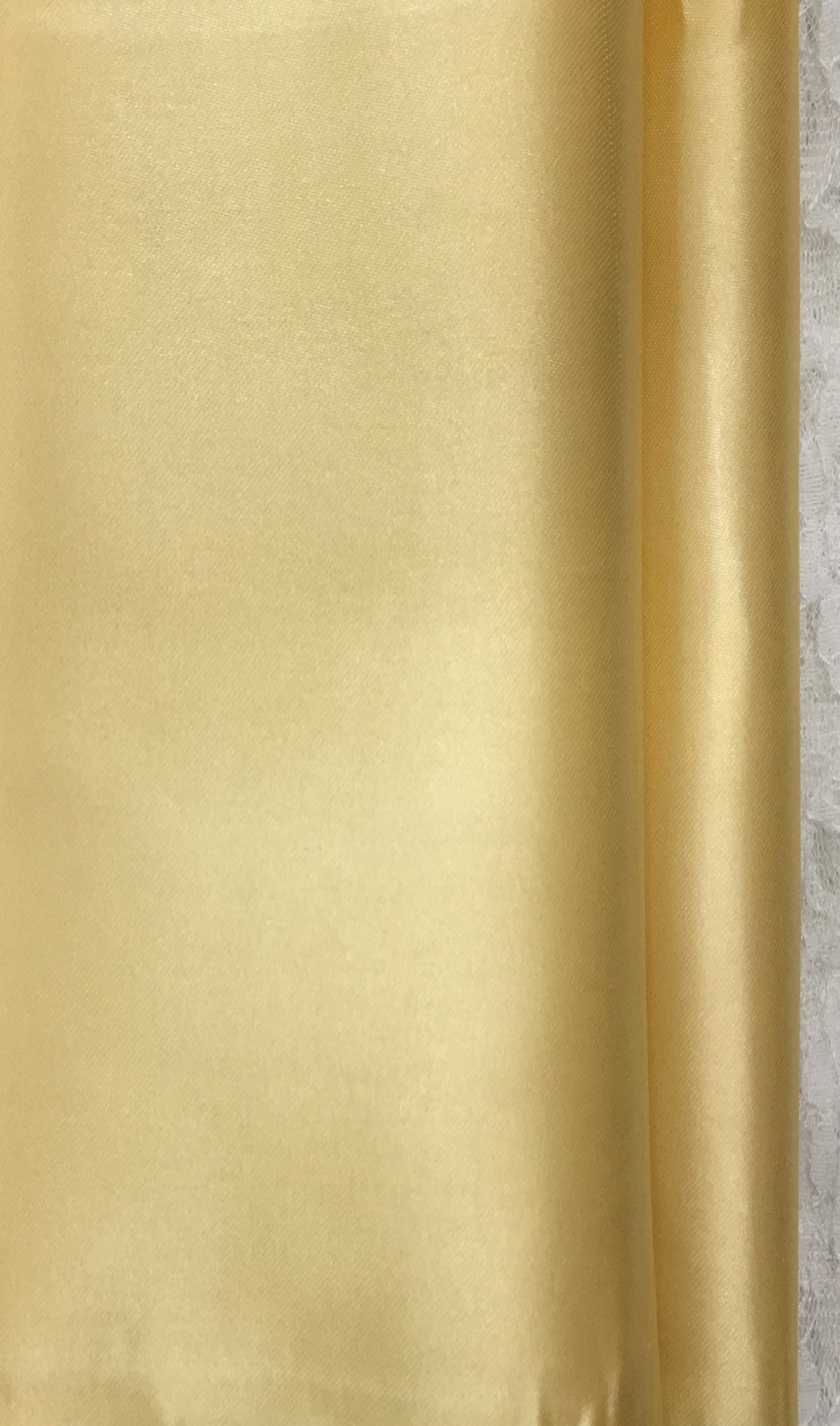 MDS Pack of 10 Yard Charmeuse Bridal SOLID Satin Fabric for Wedding Dress Fashion Crafts Costumes Decorations Silky Satin 44” beige