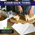 thumbnail image 6 of Linteum Textile Classic White Flour Sack Kitchen Towels 100% Cotton, 6 Pack - 28x29 in, 6 of 6